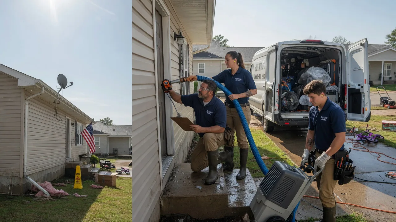 Ceiling Water Damage Restoration in Bell City, LA near me